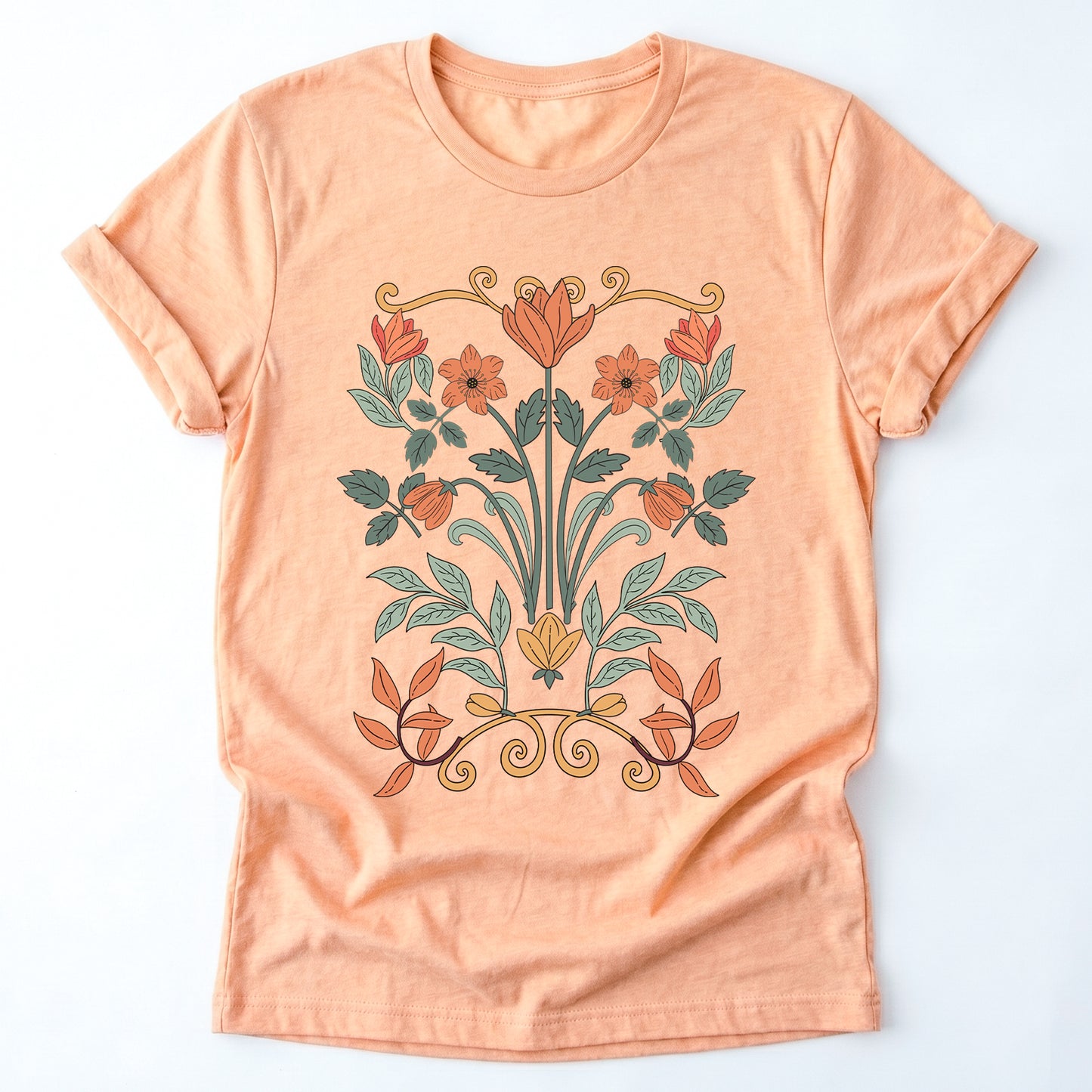 Floral Art Nouveau Classic T-Shirt