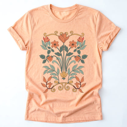 Floral Art Nouveau Classic T-Shirt