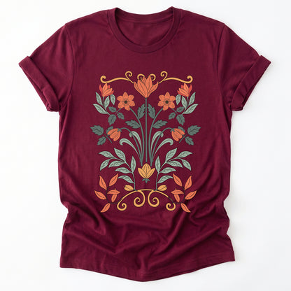 Floral Art Nouveau Classic T-Shirt