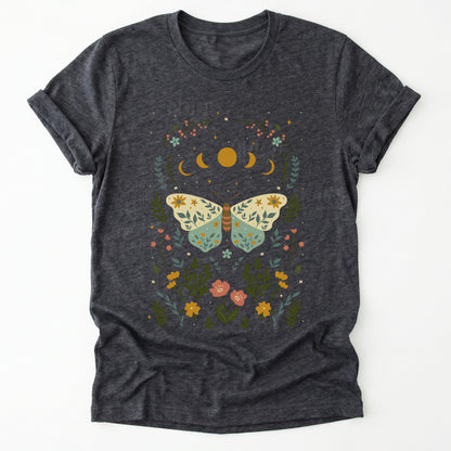 Boho Floral Butterfly Classic T-Shirt