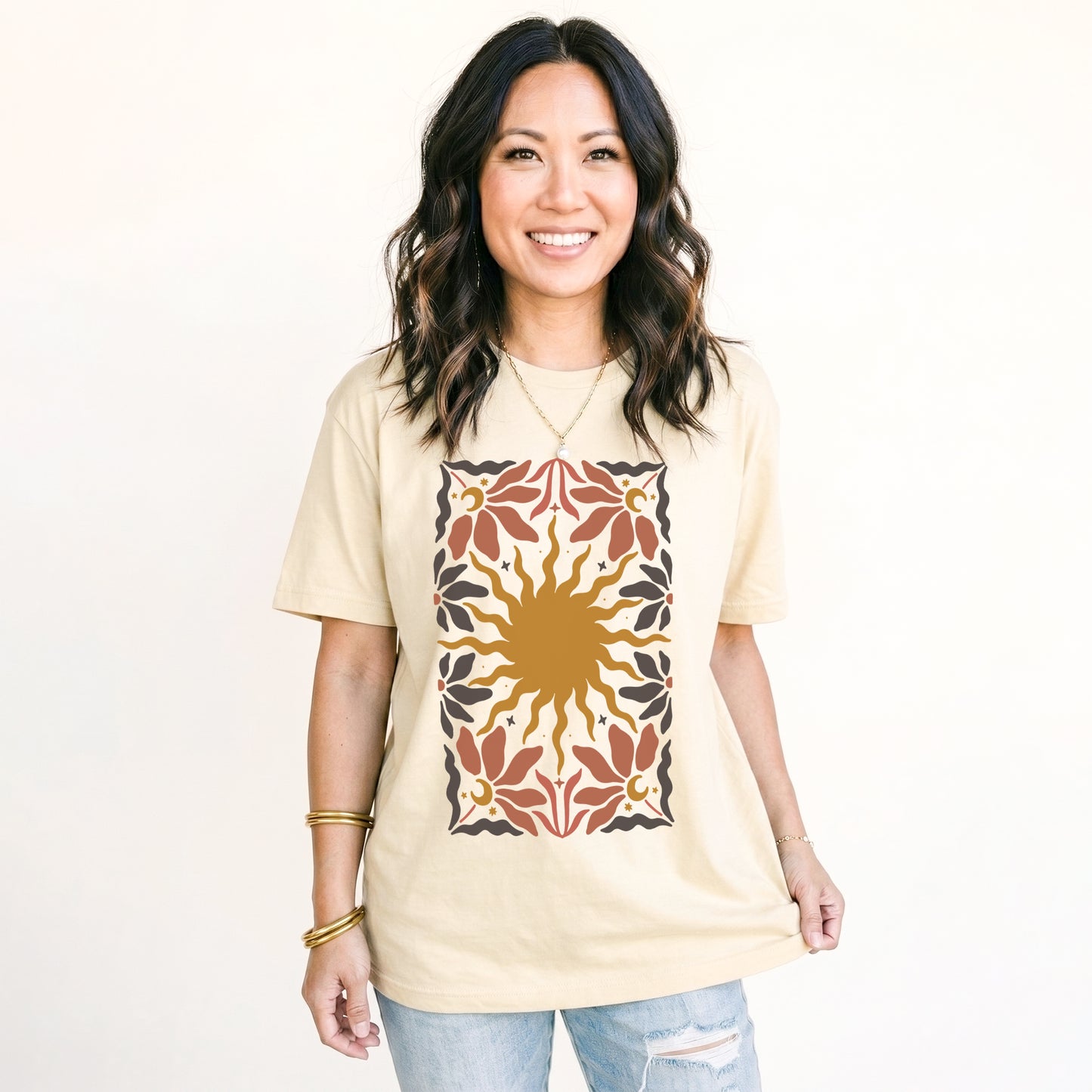 Boho Mystic Wildflower Classic T-Shirt