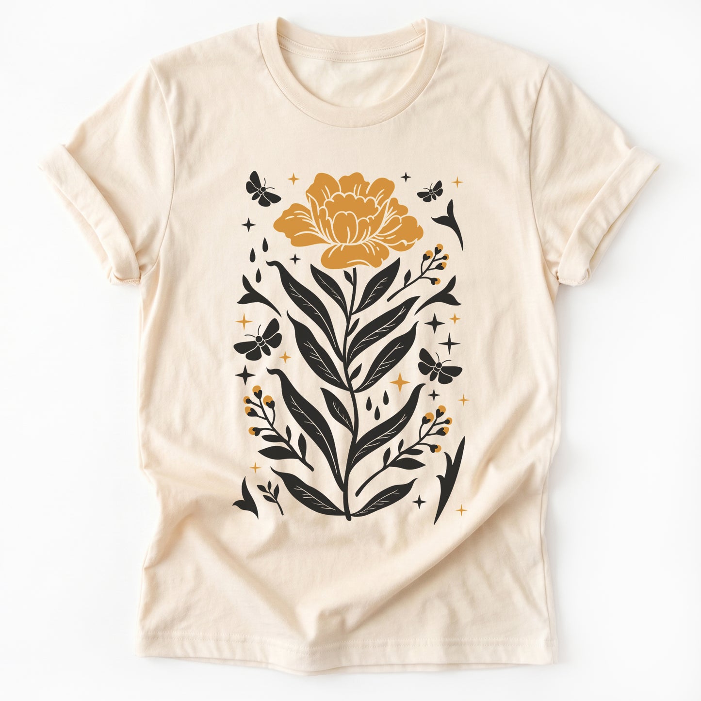 Boho Mystical Wildflowers Classic T-Shirt