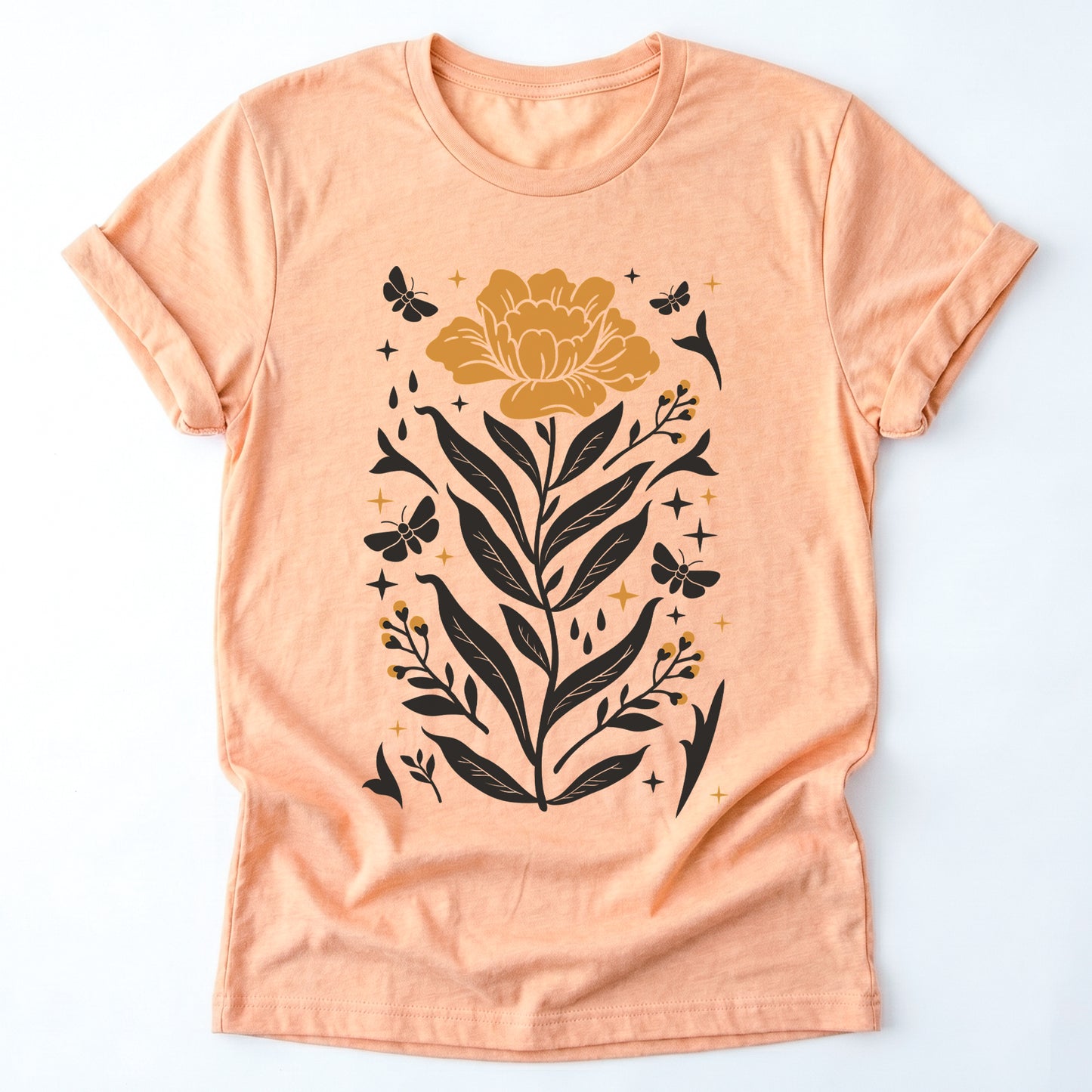 Boho Mystical Wildflowers Classic T-Shirt