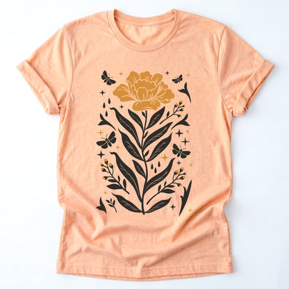 Boho Mystical Wildflowers Classic T-Shirt