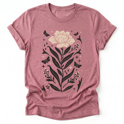 Boho Mystical Wildflowers Classic T-Shirt