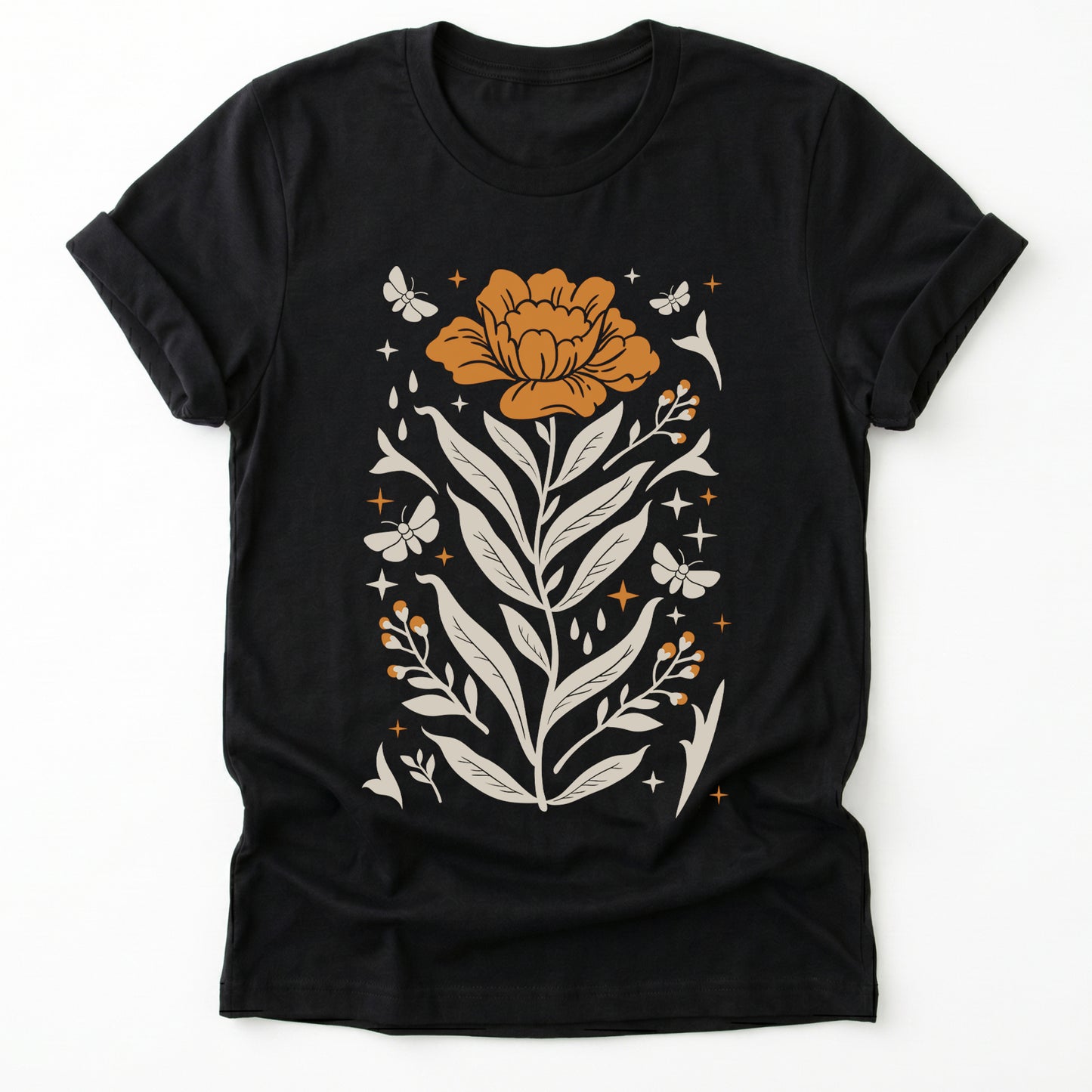 Boho Mystical Wildflowers Classic T-Shirt