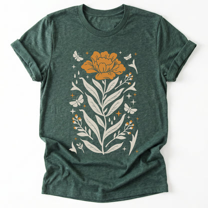 Boho Mystical Wildflowers Classic T-Shirt