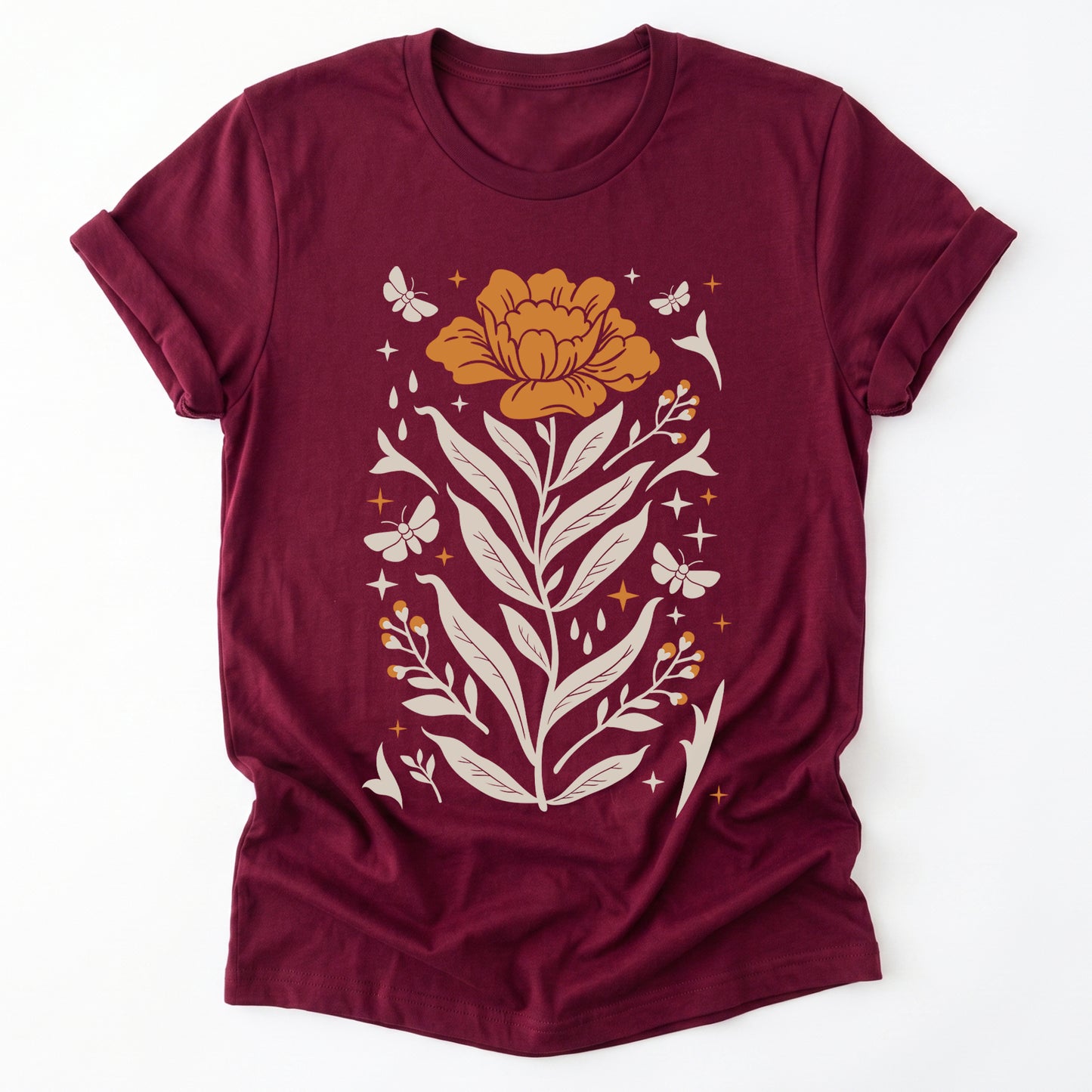 Boho Mystical Wildflowers Classic T-Shirt
