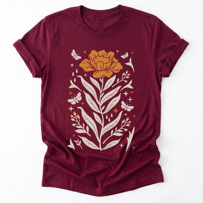 Boho Mystical Wildflowers Classic T-Shirt