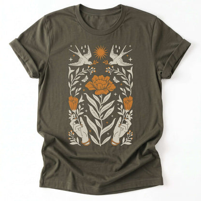 Boho Mystic Classic T-Shirt - Army