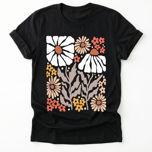 Abstract Boho Bloom Classic T-Shirt