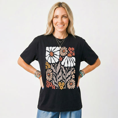 Abstract Boho Bloom Classic T-Shirt