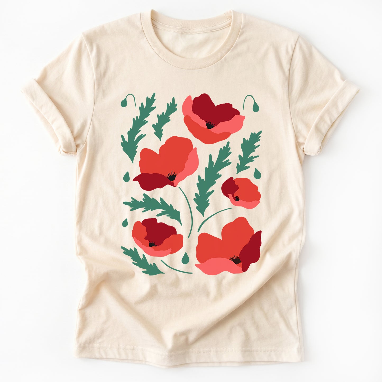 Poppies Flowers Classic T-Shirt