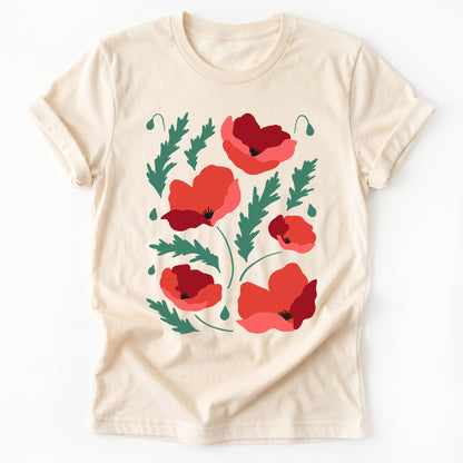 Poppies Flowers Classic T-Shirt