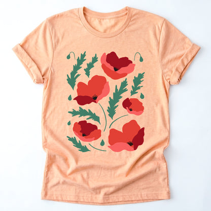 Poppies Flowers Classic T-Shirt