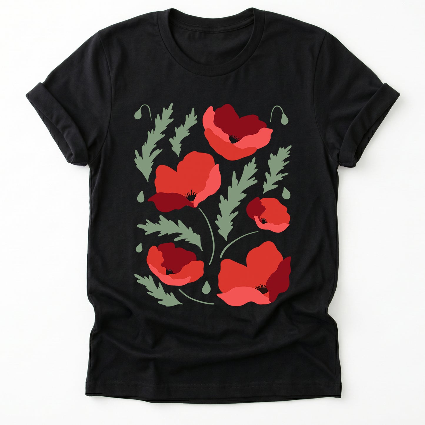 Poppies Flowers Classic T-Shirt
