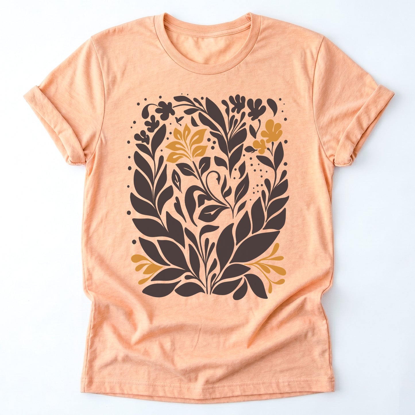 Boho Folk Floral Classic T-Shirt