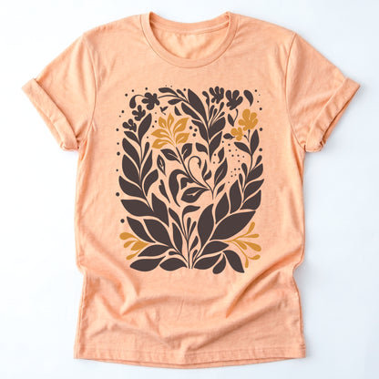 Boho Folk Floral Classic T-Shirt