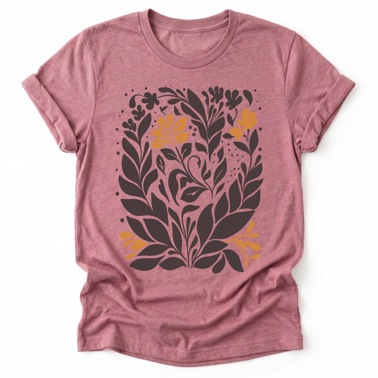 Boho Folk Floral Classic T-Shirt