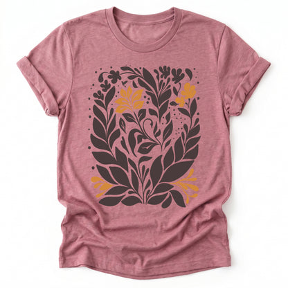 Boho Folk Floral Classic T-Shirt
