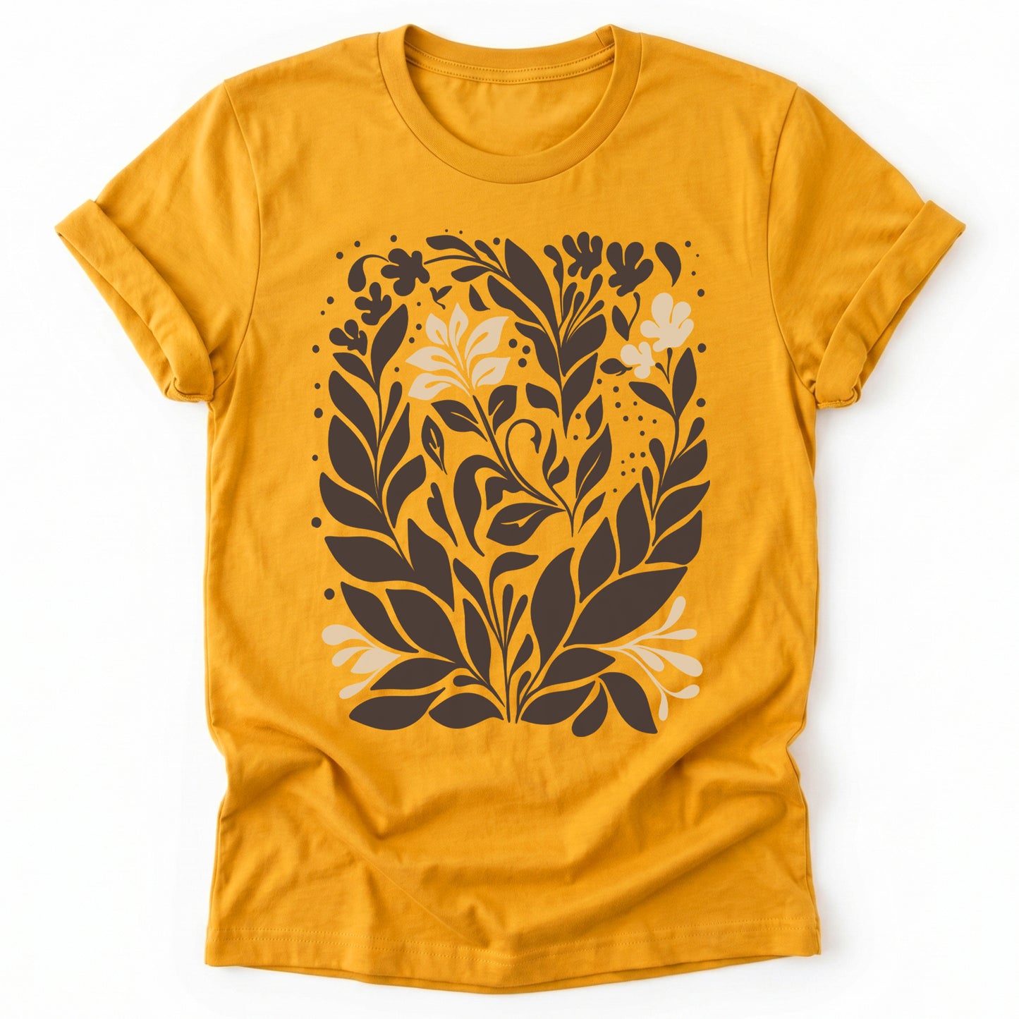 Boho Folk Floral Classic T-Shirt
