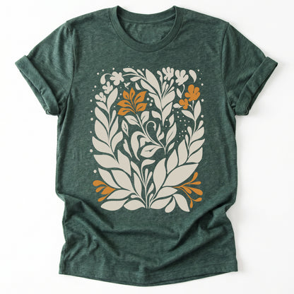 Boho Folk Floral Classic T-Shirt