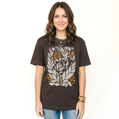 Boho Folk Floral Classic T-Shirt