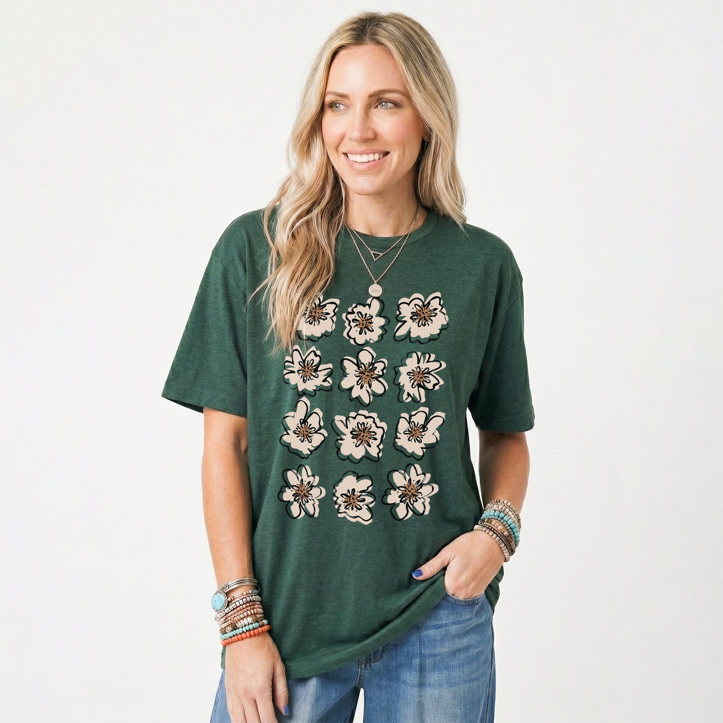 Boho Floral Classic T-Shirt