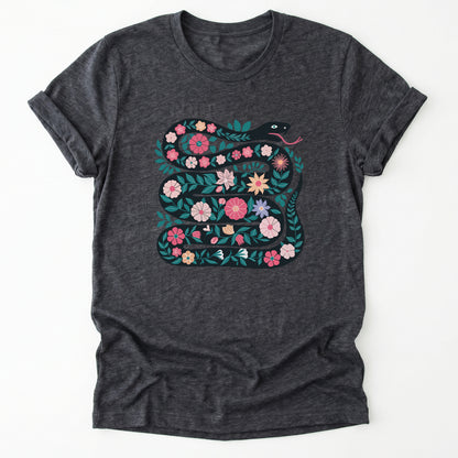 Floral Snake Classic T-Shirt