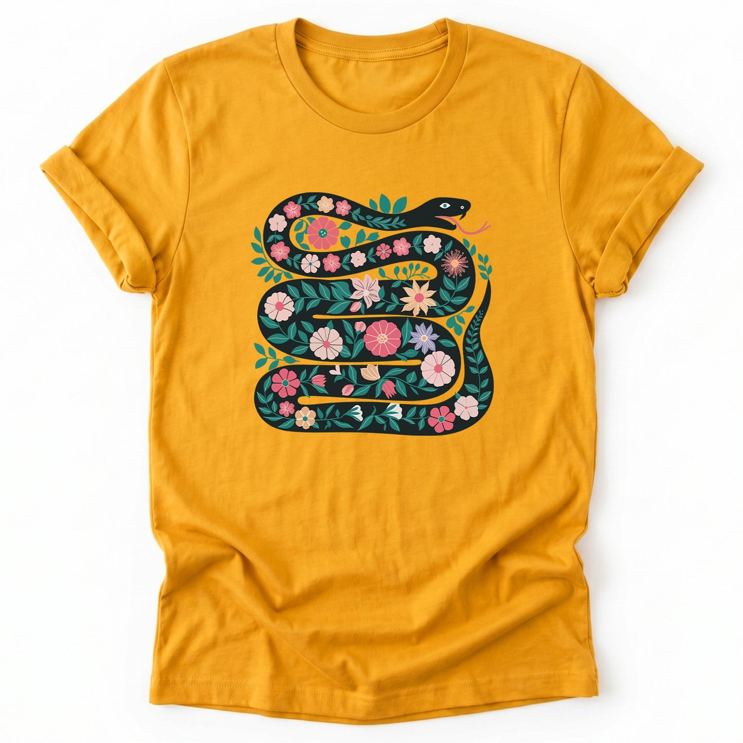 Floral Snake Classic T-Shirt