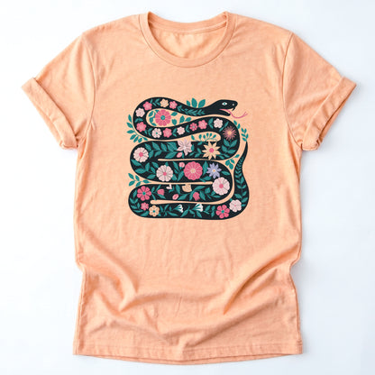 Floral Snake Classic T-Shirt
