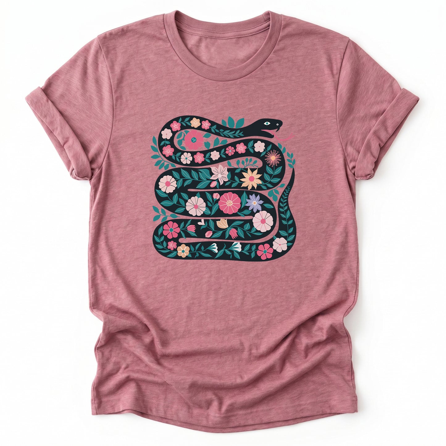 Floral Snake Classic T-Shirt