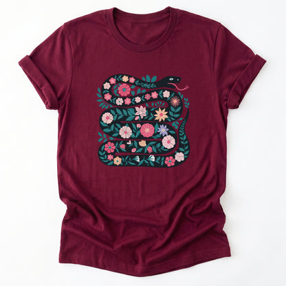 Floral Snake Classic T-Shirt