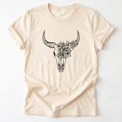 Boho Bull Skull Classic T-Shirt