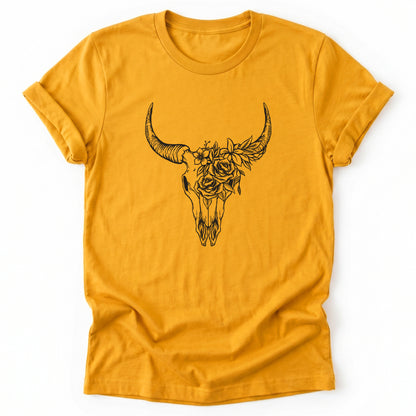 Boho Bull Skull Classic T-Shirt