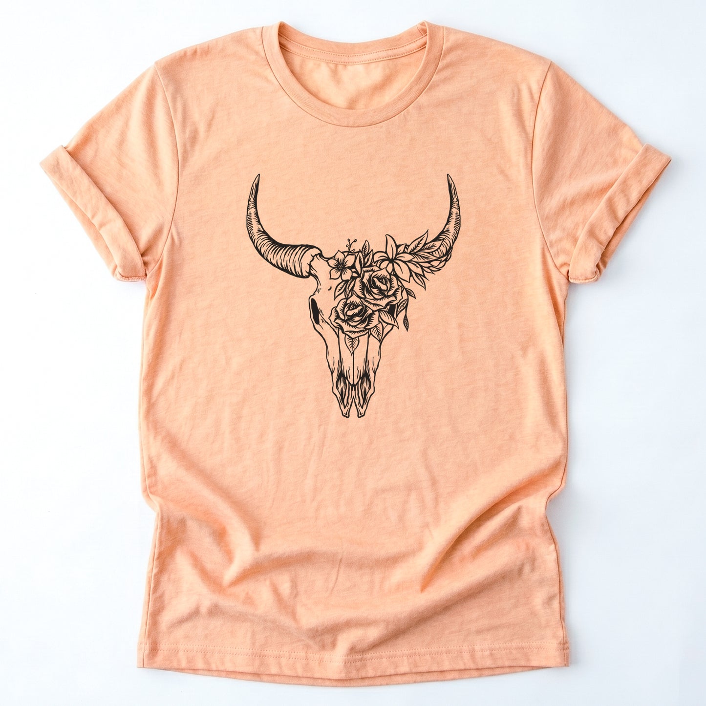 Boho Bull Skull Classic T-Shirt
