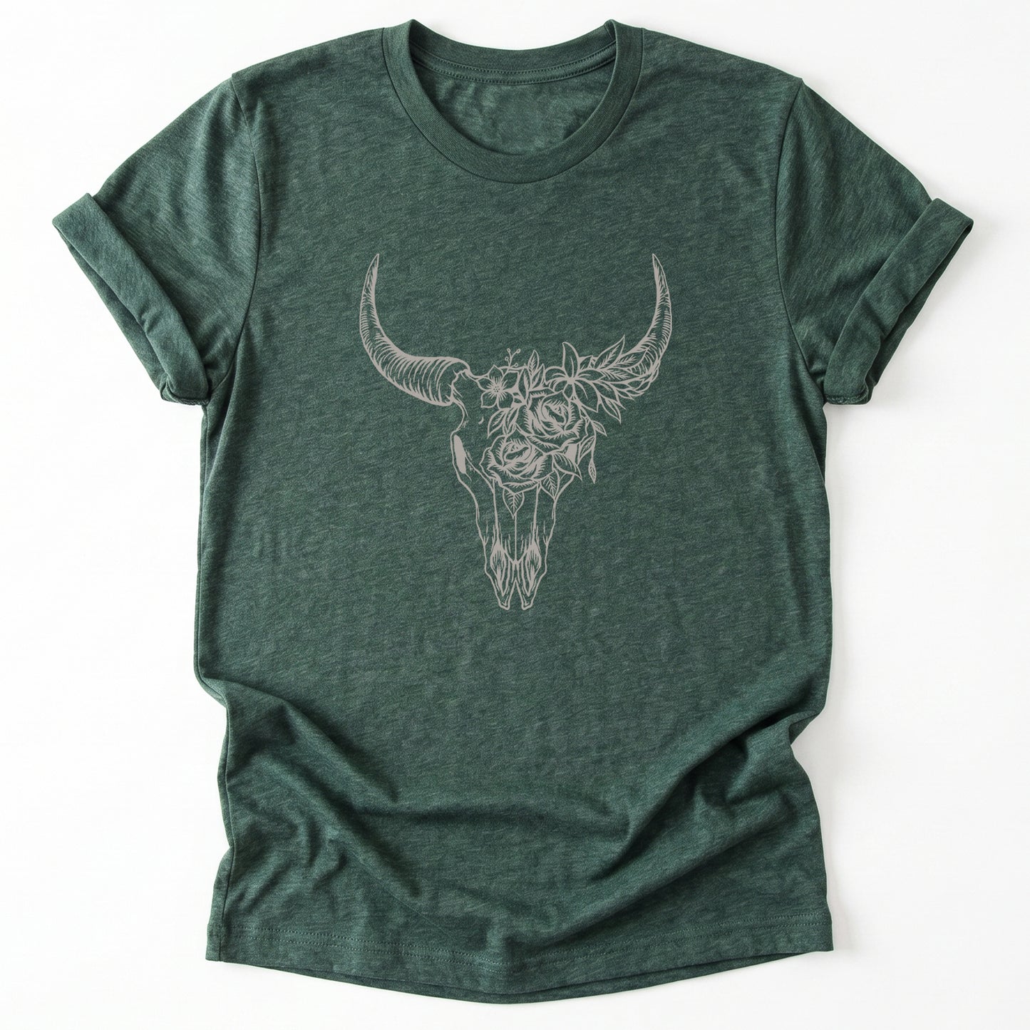Boho Bull Skull Classic T-Shirt