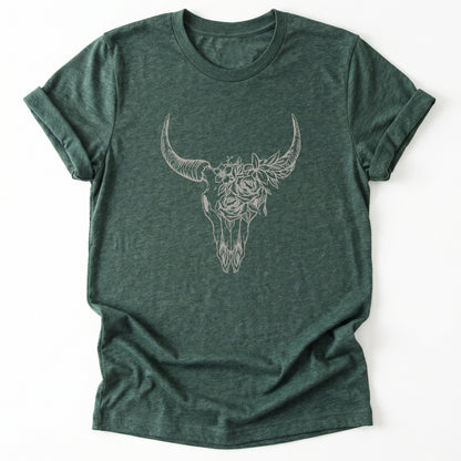 Boho Bull Skull Classic T-Shirt