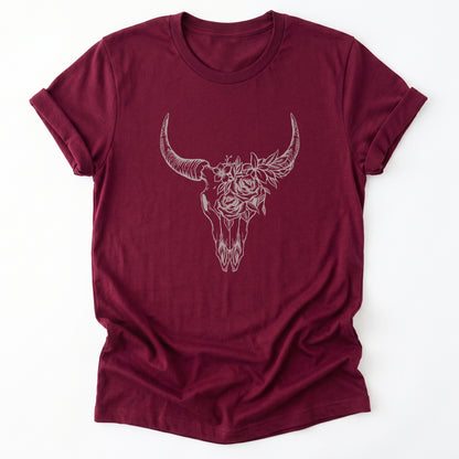 Boho Bull Skull Classic T-Shirt
