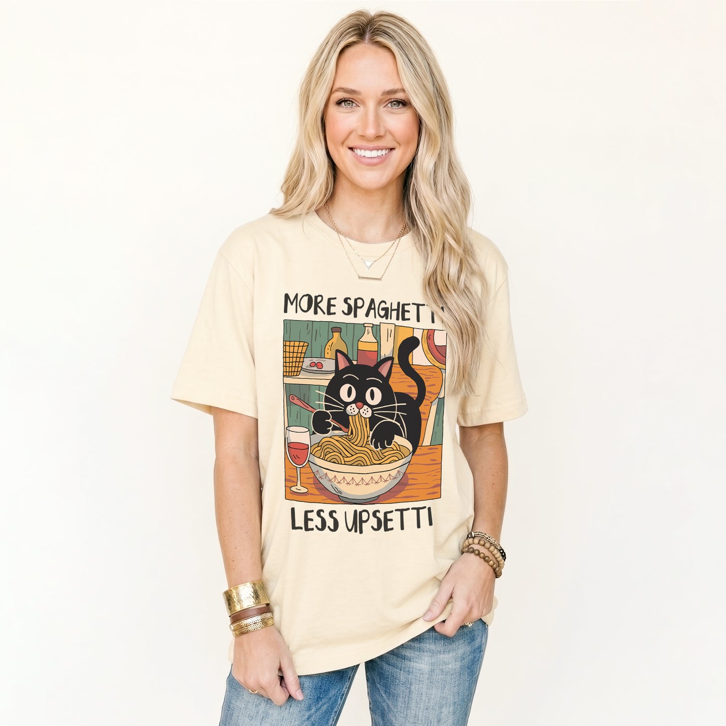 More Spaghetti Less Upsetti Classic T-Shirt