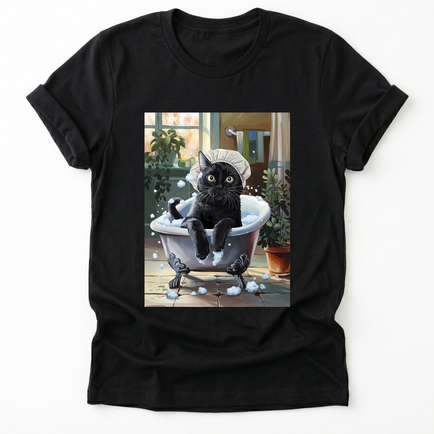 Cat Bathtub Classic T-Shirt