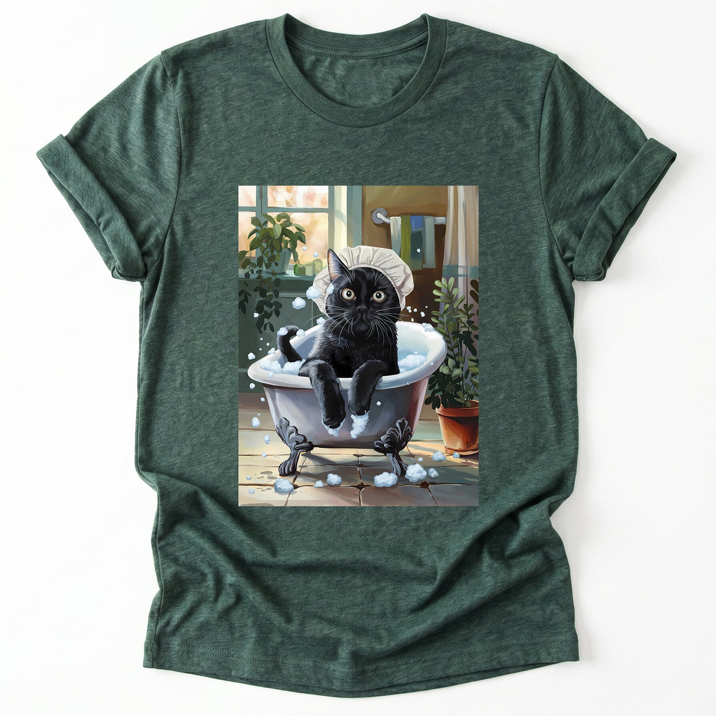 Cat Bathtub Classic T-Shirt