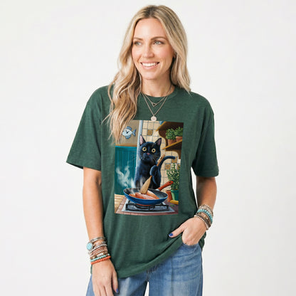 Cat Cooking Classic T-Shirt