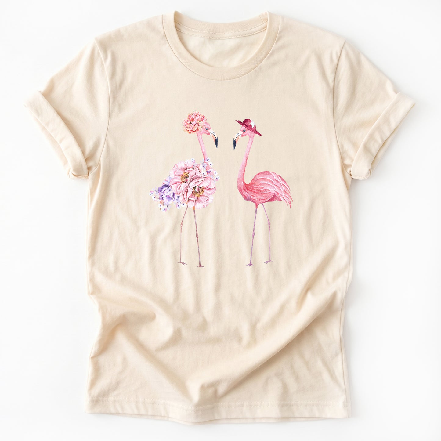 Floral Flamingo Classic T-Shirt
