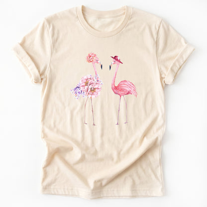 Floral Flamingo Classic T-Shirt