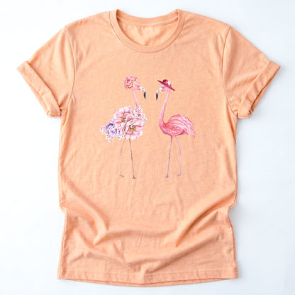 Floral Flamingo Classic T-Shirt