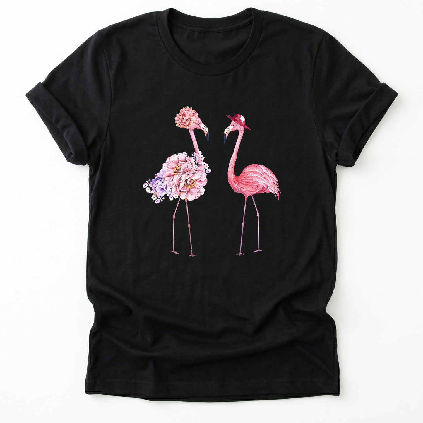 Floral Flamingo Classic T-Shirt