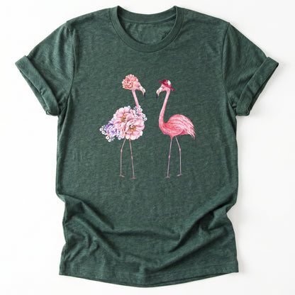 Floral Flamingo Classic T-Shirt
