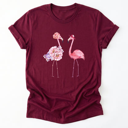 Floral Flamingo Classic T-Shirt