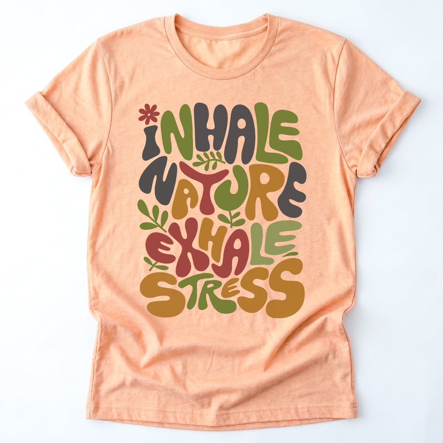Inhale Nature Exhale Stress Classic T-Shirt